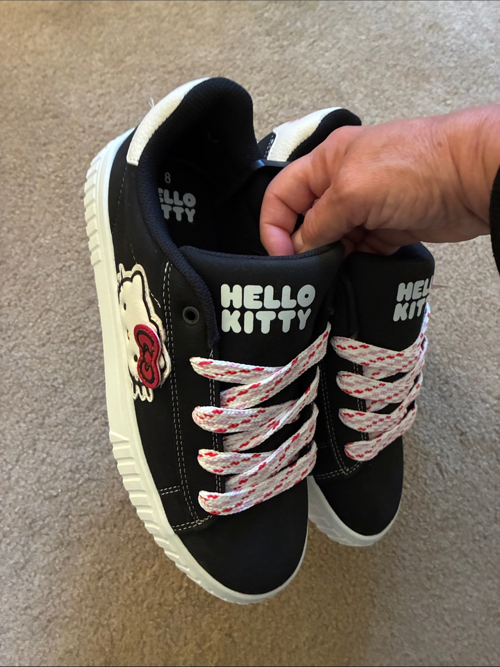 Hello Kitty By Sanrio Women’s Court Sneakers  - Various Sizes